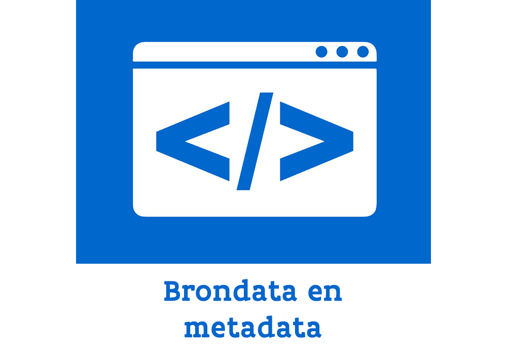 pictogram brondata en metadata